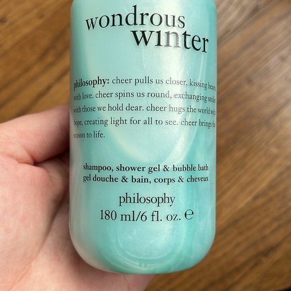 Philosophy Wondrous Winter Shampoo Shower Gel Bubble Bath 6 fl oz - Picture 2 of 5